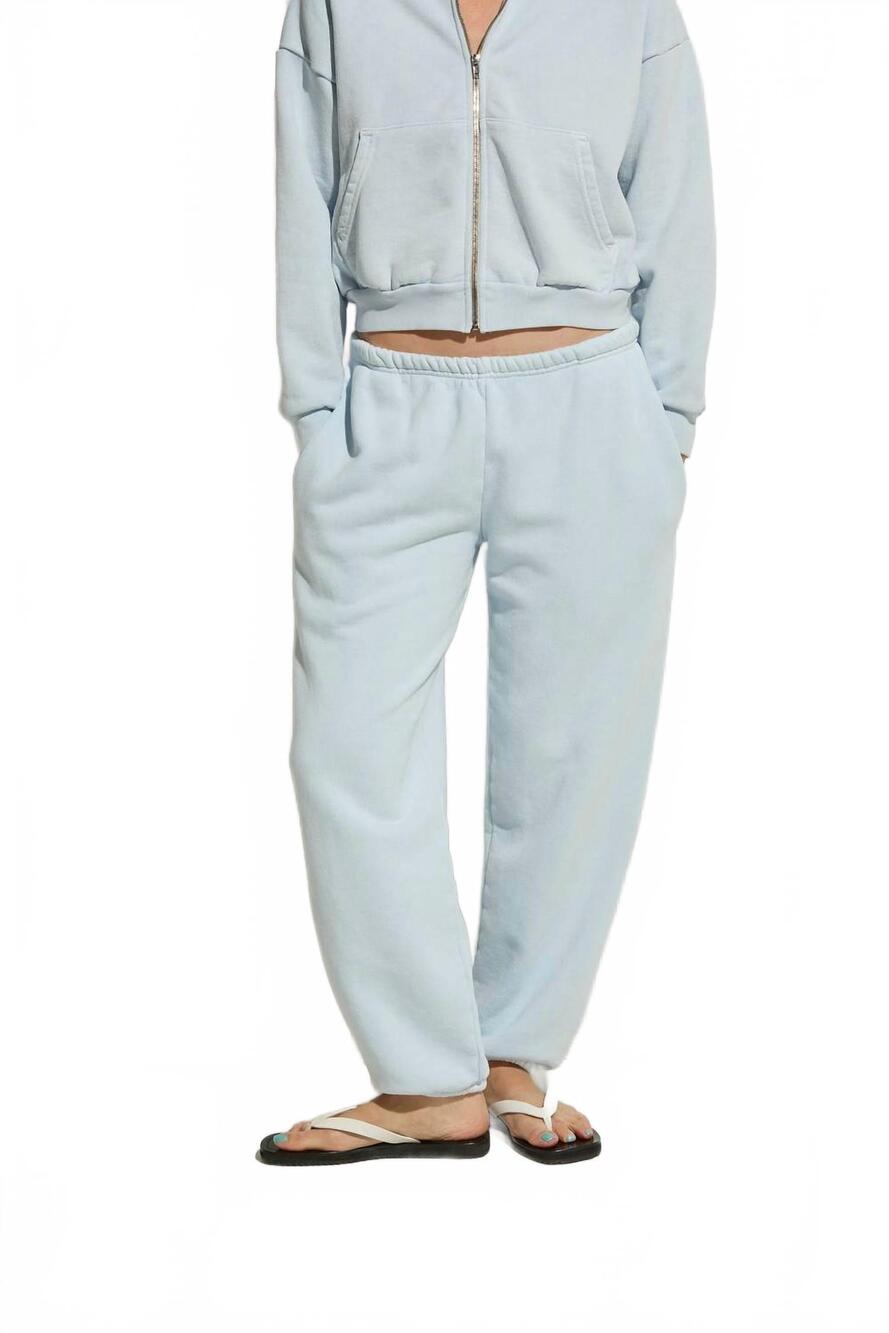 NEW ASHER sebi intentionally oversized sweatpant in ice blue